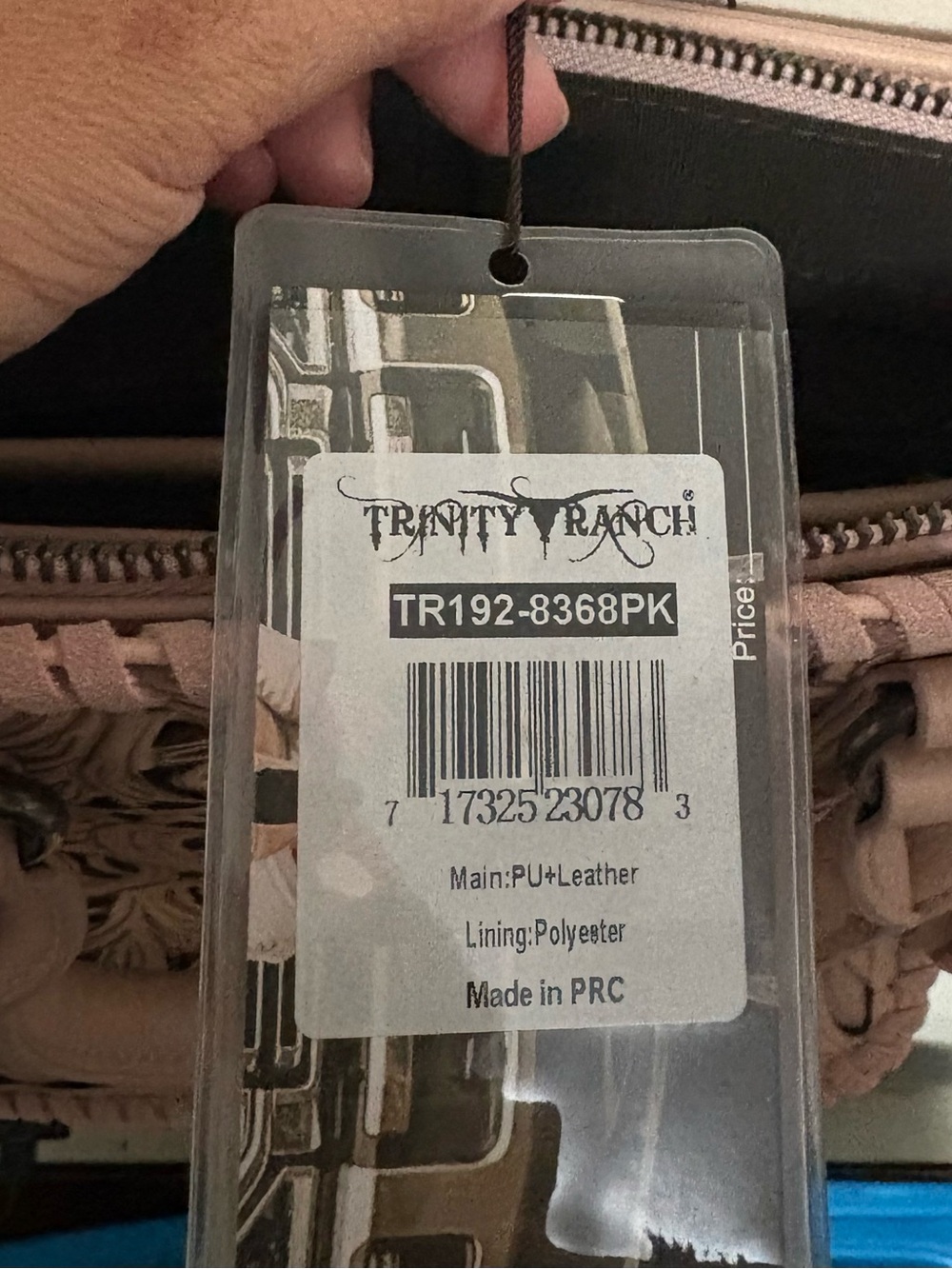 Trinity ranch tooled leather crossbody - Picture 4 of 8